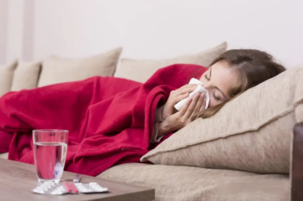 Illustration d'un début de froid