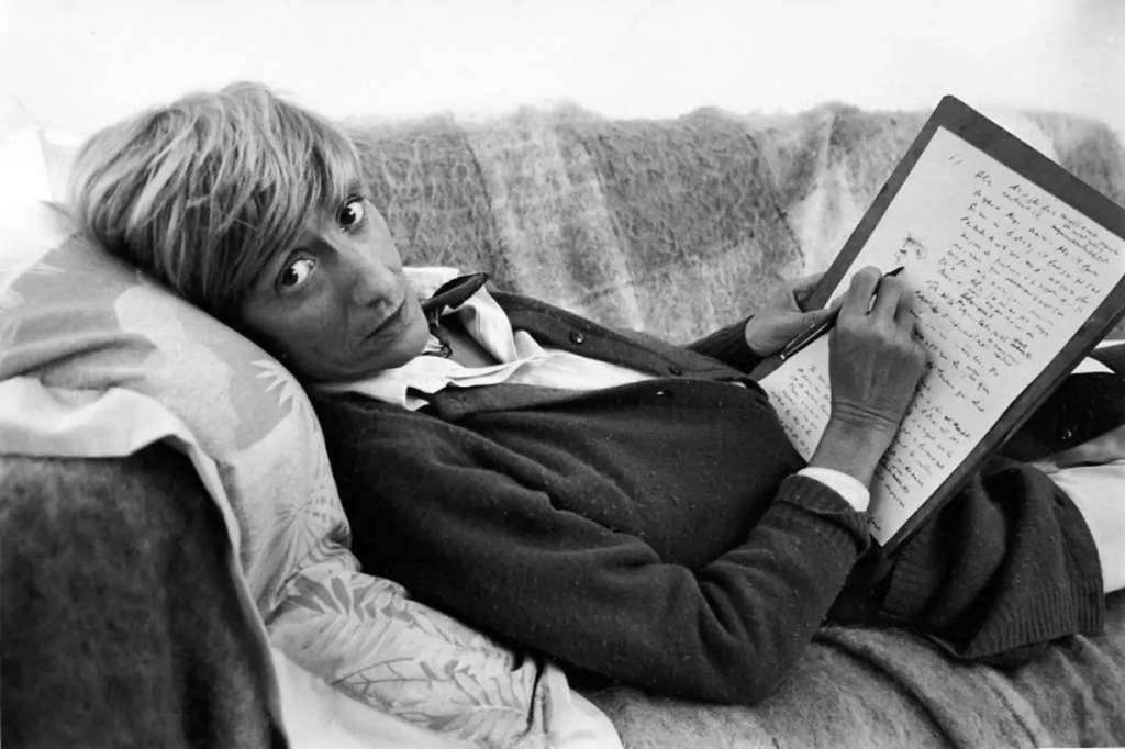 Portrait de Françoise Sagan, 1985, photographie de Robert Doisneau