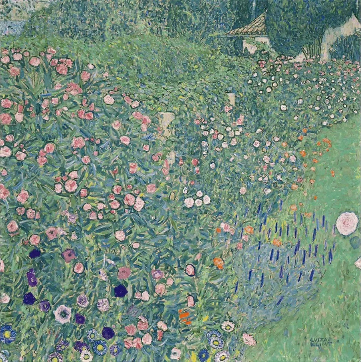 Jardin italien, 1913, huile sur toile, Gustav Klimt (1862-1918)