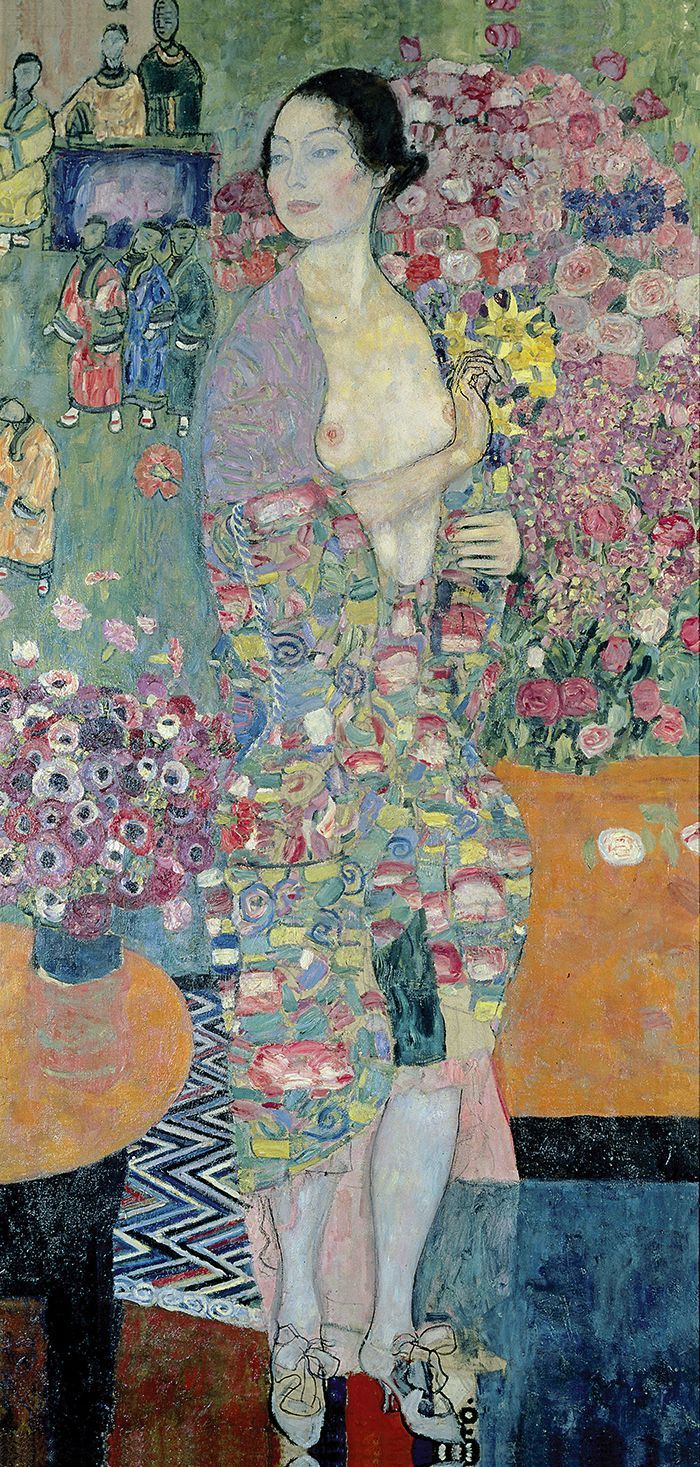 La Danseuse, huile sur toile, 1916-1918, Gustav Klimt