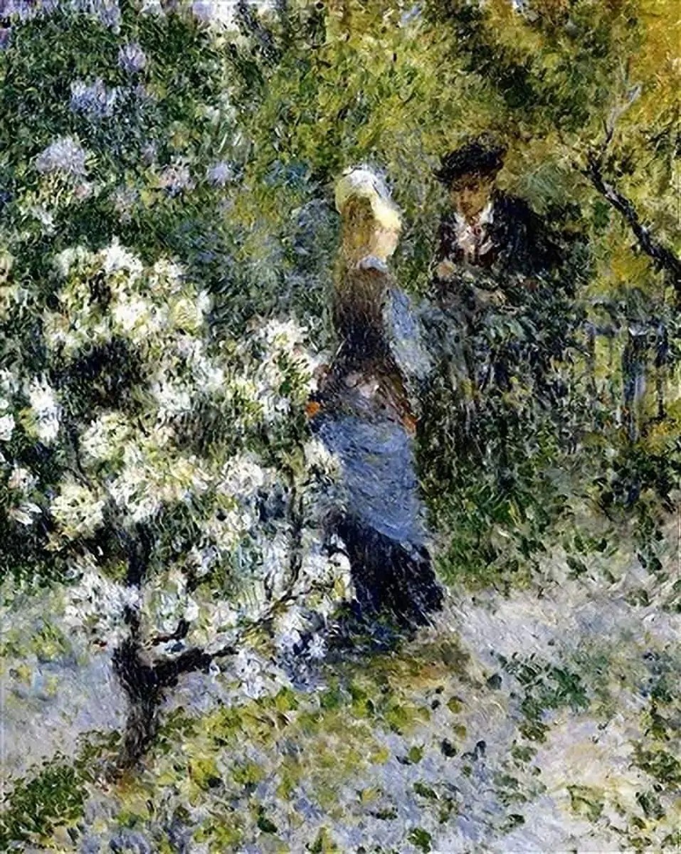 Le Printemps ou la conversation, huile sur toile, 1876, Auguste Renoir