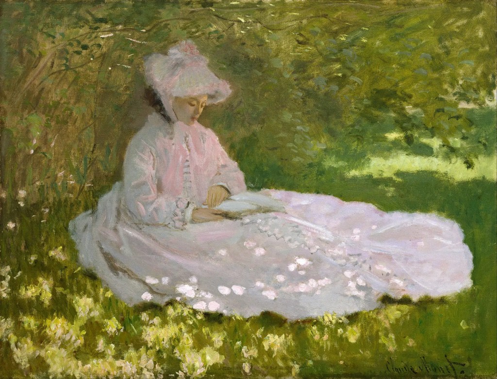 Printemps, peinture à l'huile, 1872, Claude Monet