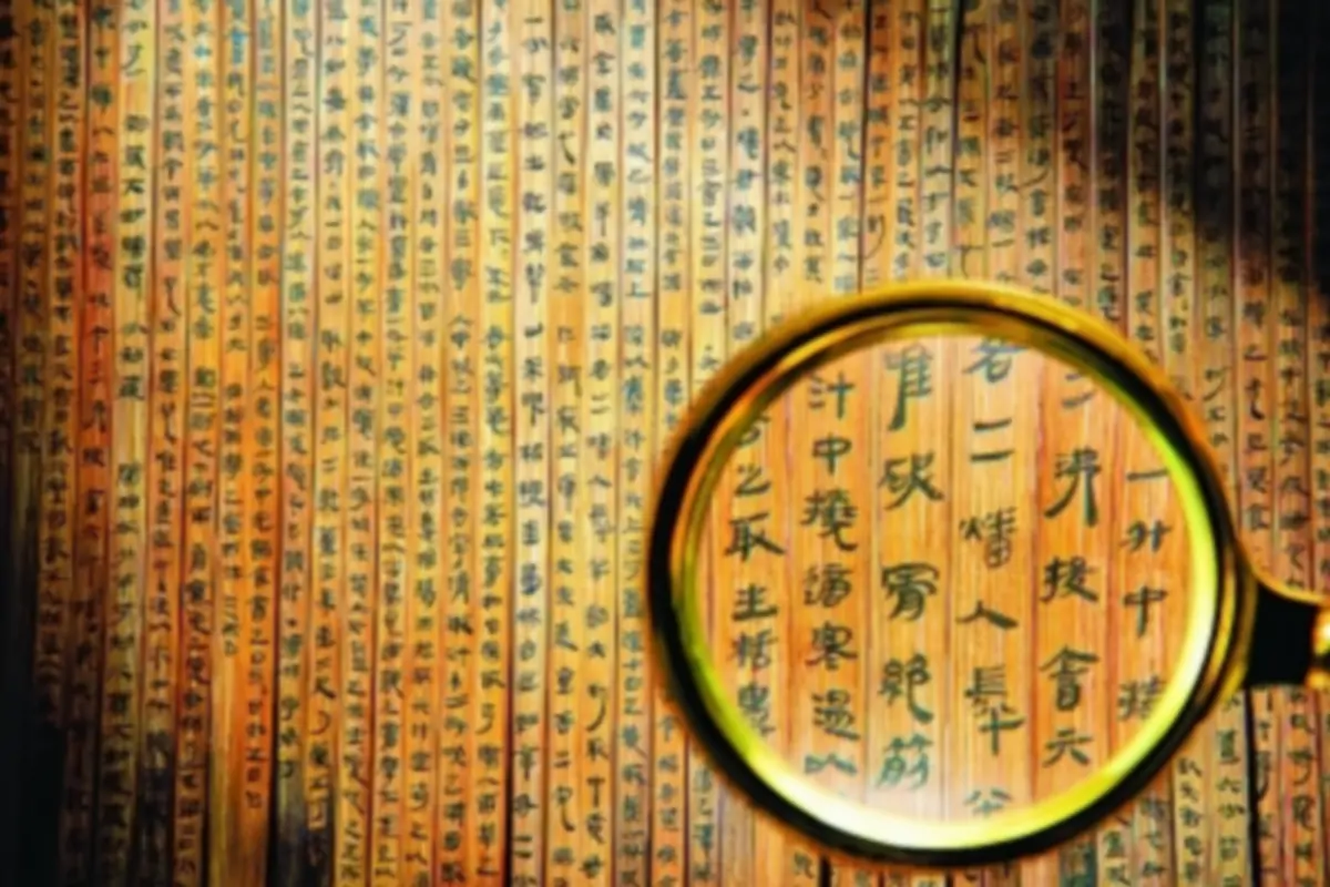 Lamelles de bambou à usage médical exhumées de la tombe Han de Tianhui