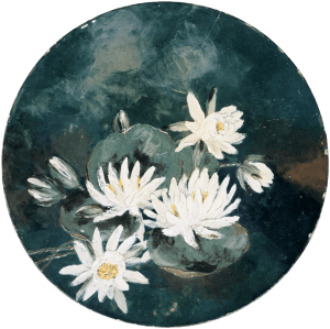 Plat circulaire, 1879, terre cuite émaillée, Mary Louise McLaughlin , Manufacture Frederik Dallas Hamilton Road Pottery