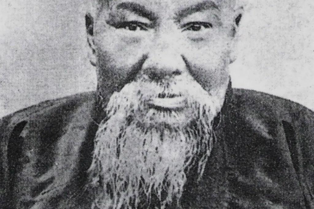 Portrait de Yang Jianhou, détail