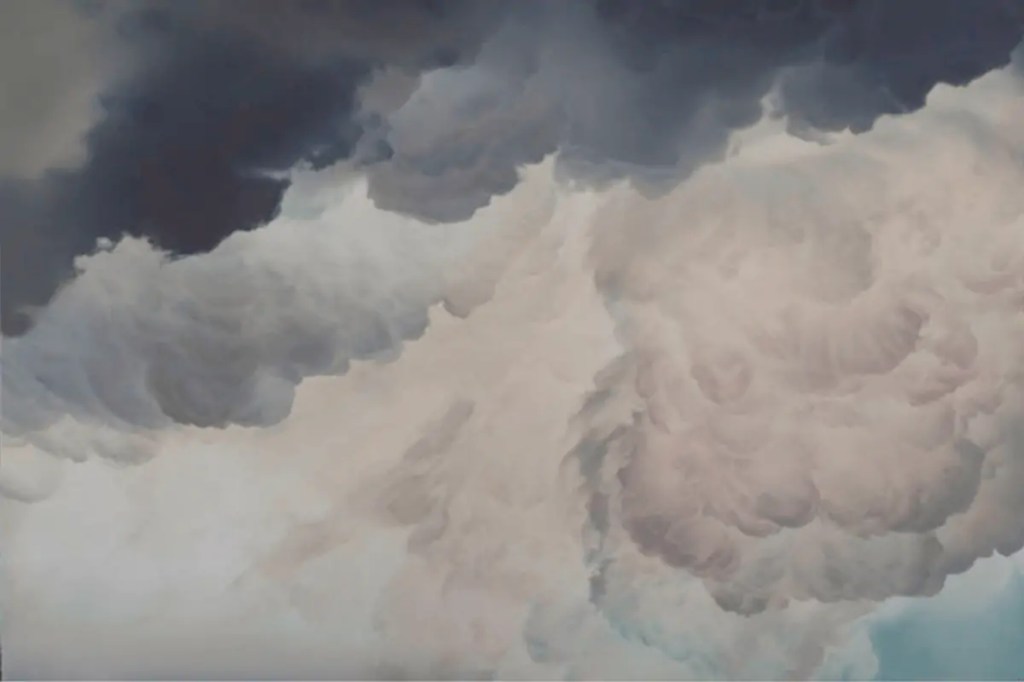 Atmosphere n°34, détail, huile de Ian Fisher