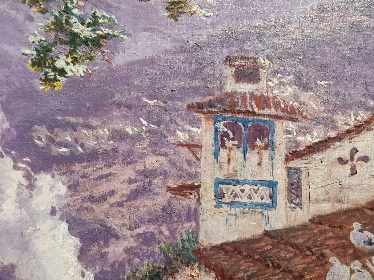 Un Pigeonnier en Andalousie (détail), 1903, huile sur toile, Antonio Muñoz Degrain